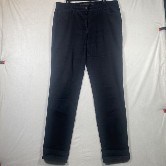 Brax Power Denim Jeans Sara 34x34 Dark Navy Made in Morocco Cotton Stretch - Picture 1 of 15